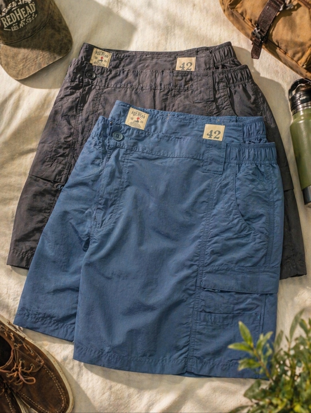 RedHead Men’s Performance Cargo Shorts Bundle Size 42 Hiking Fishing Outdoor